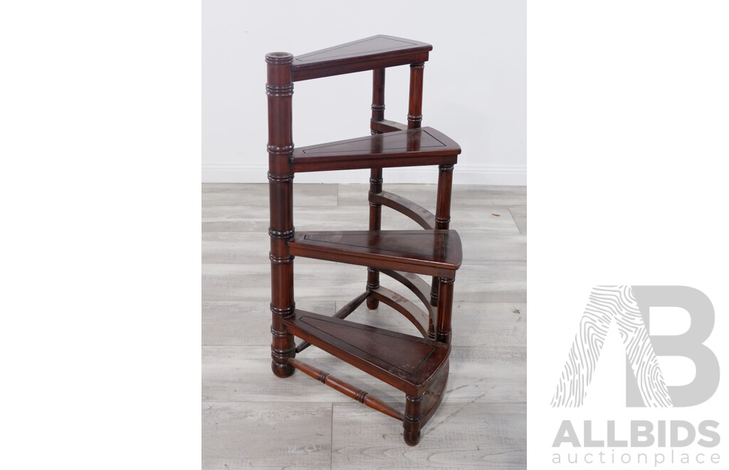 Antique Style Spiral Library Steps