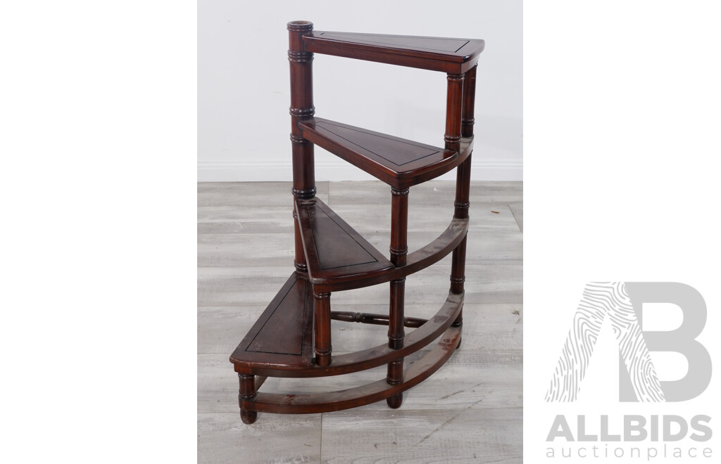 Antique Style Spiral Library Steps