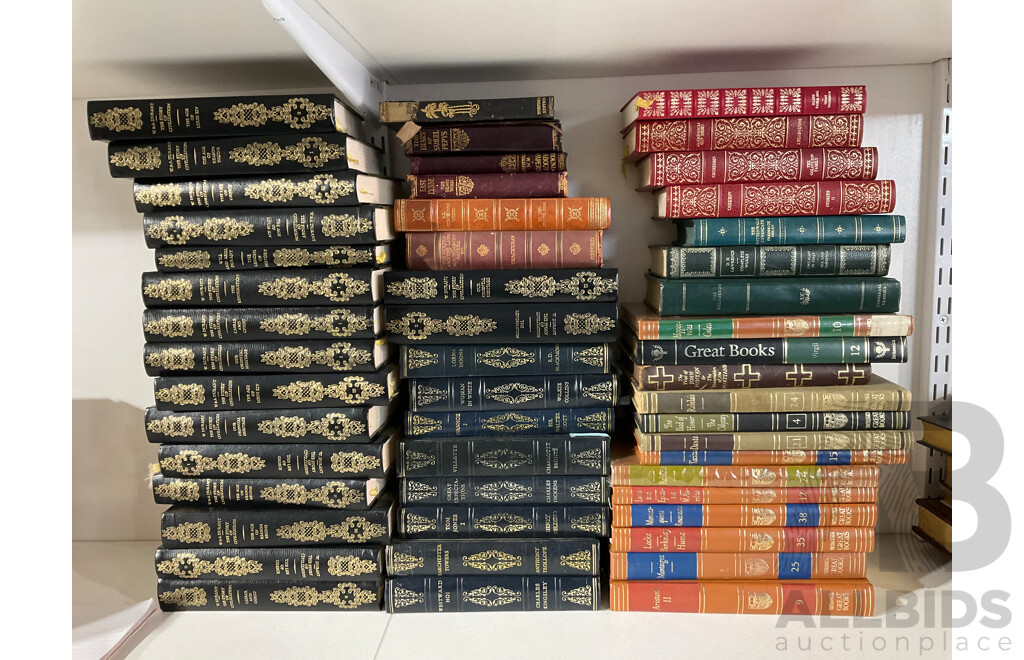 Collection Fancy Binding Great Literature of the World Books