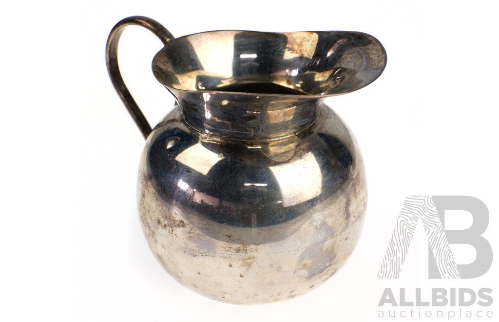 Hecho en Mexico Sterling Silver Creamer,  Marked 925, Makers Marks to Base