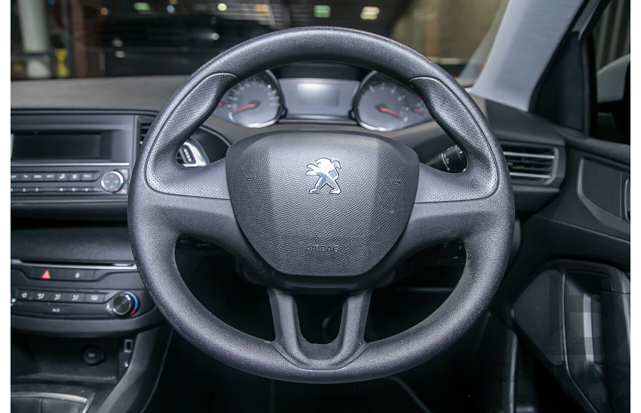 10/2014 Peugeot 308 Access T9 5d Hatchback White Turbo 1.2L