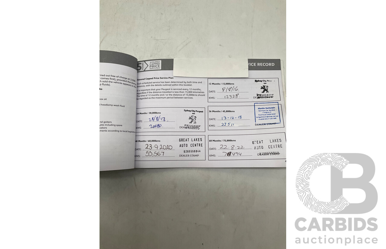 10/2014 Peugeot 308 Access T9 5d Hatchback White Turbo 1.2L