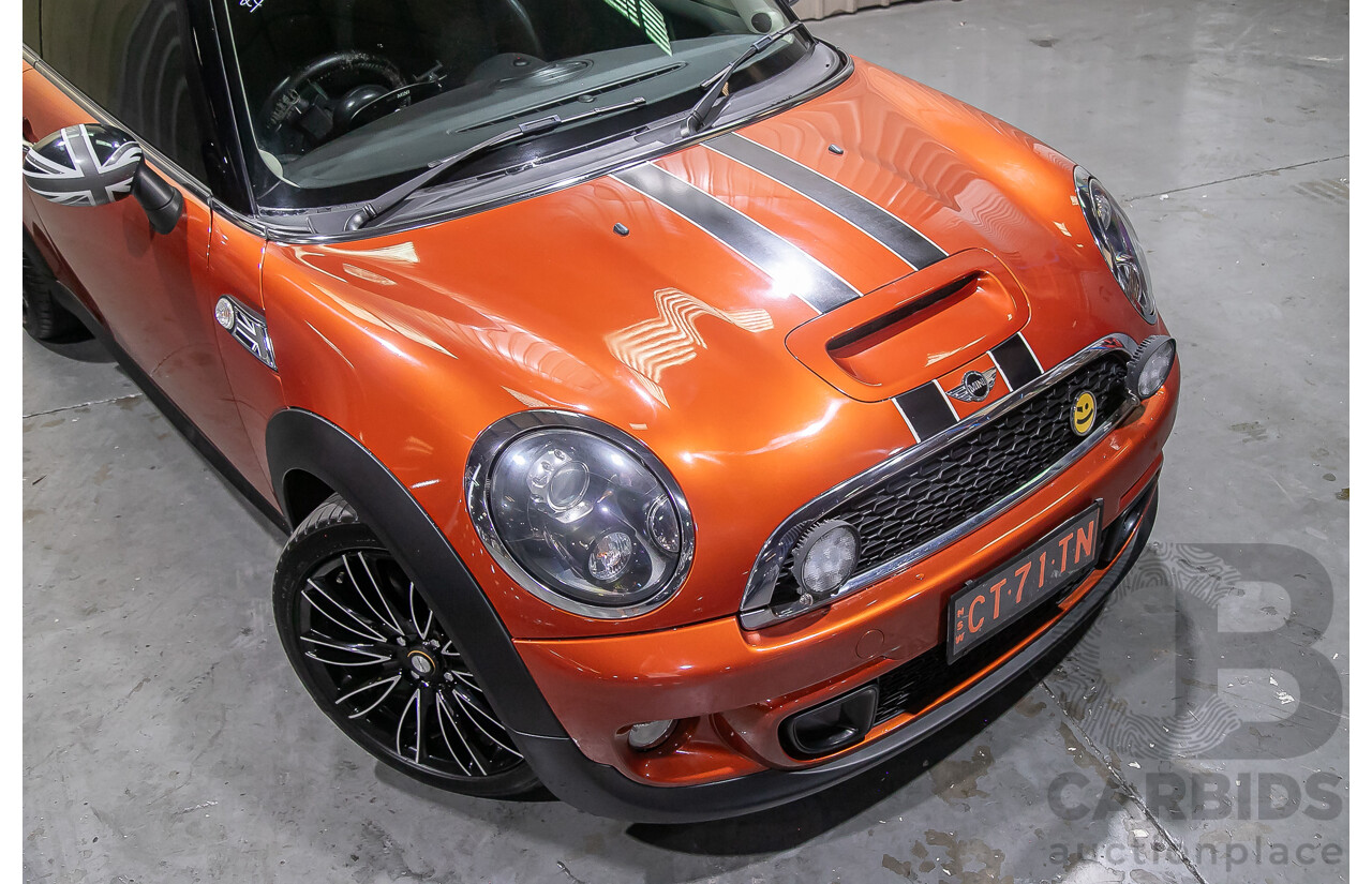1/2014 Mini Cooper S R56 MY13 2d Hatchback Metallic Orange Turbo 1.6L