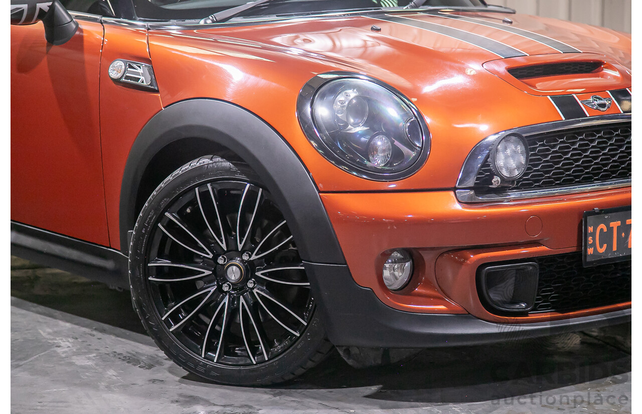 1/2014 Mini Cooper S R56 MY13 2d Hatchback Metallic Orange Turbo 1.6L
