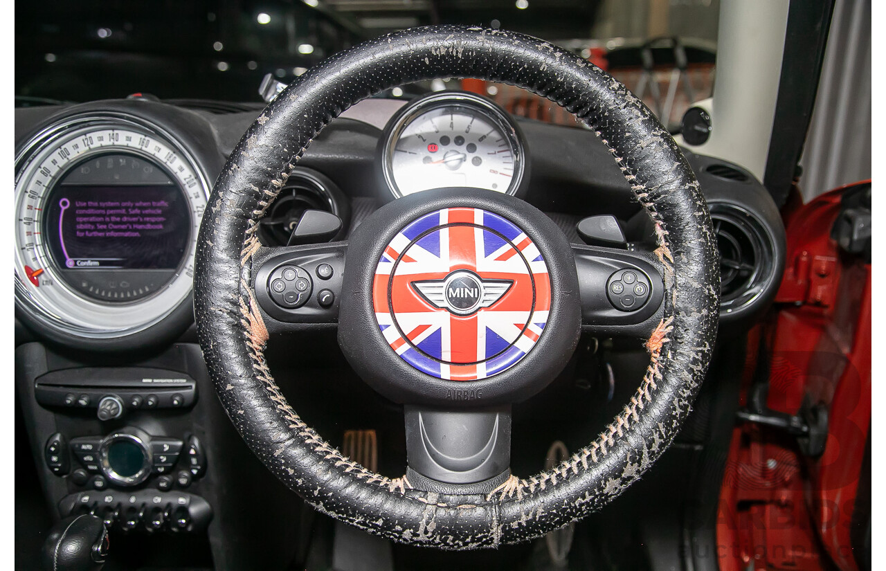 1/2014 Mini Cooper S R56 MY13 2d Hatchback Metallic Orange Turbo 1.6L