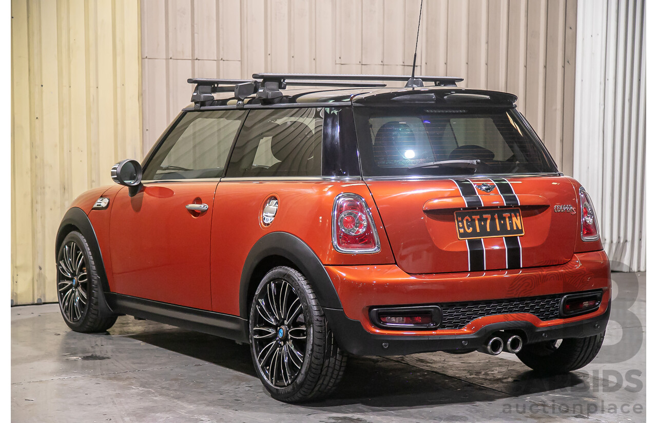 1/2014 Mini Cooper S R56 MY13 2d Hatchback Metallic Orange Turbo 1.6L