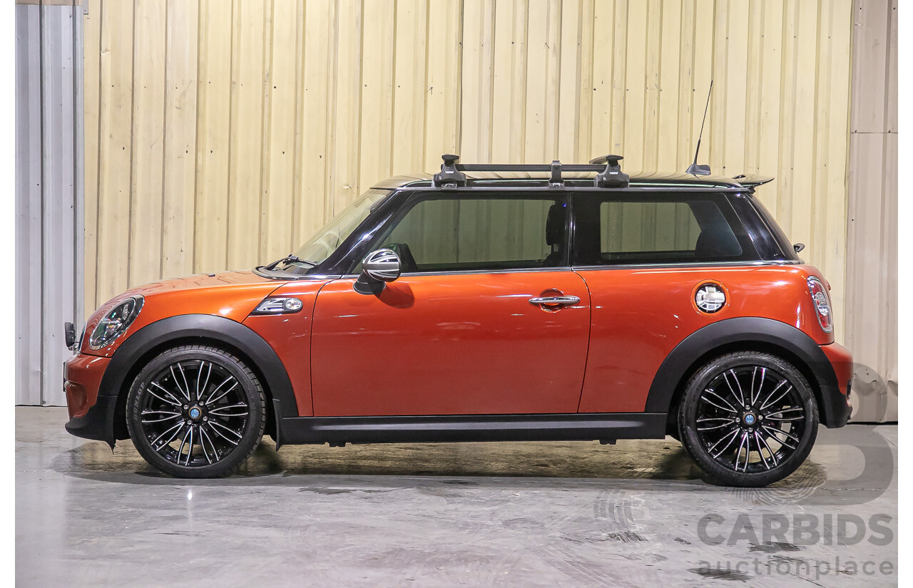1/2014 Mini Cooper S R56 MY13 2d Hatchback Metallic Orange Turbo 1.6L