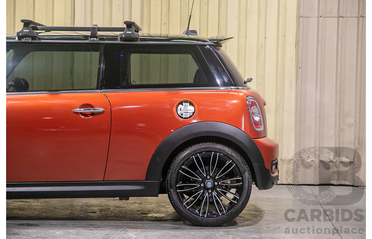 1/2014 Mini Cooper S R56 MY13 2d Hatchback Metallic Orange Turbo 1.6L