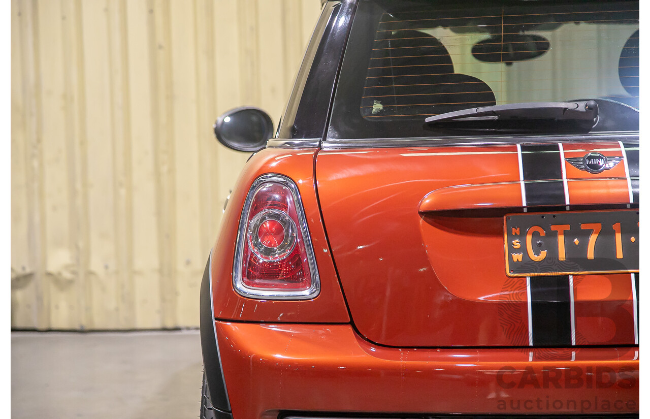 1/2014 Mini Cooper S R56 MY13 2d Hatchback Metallic Orange Turbo 1.6L