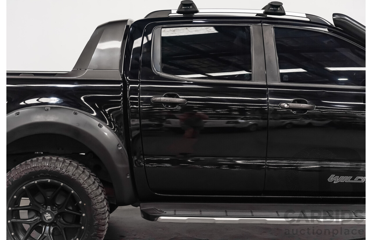 1/2018 Ford Ranger Wildtrak 3.2 (4x4) PX MKII Dual Cab P/Up Black Turbo Diesel 3.2L - Modified