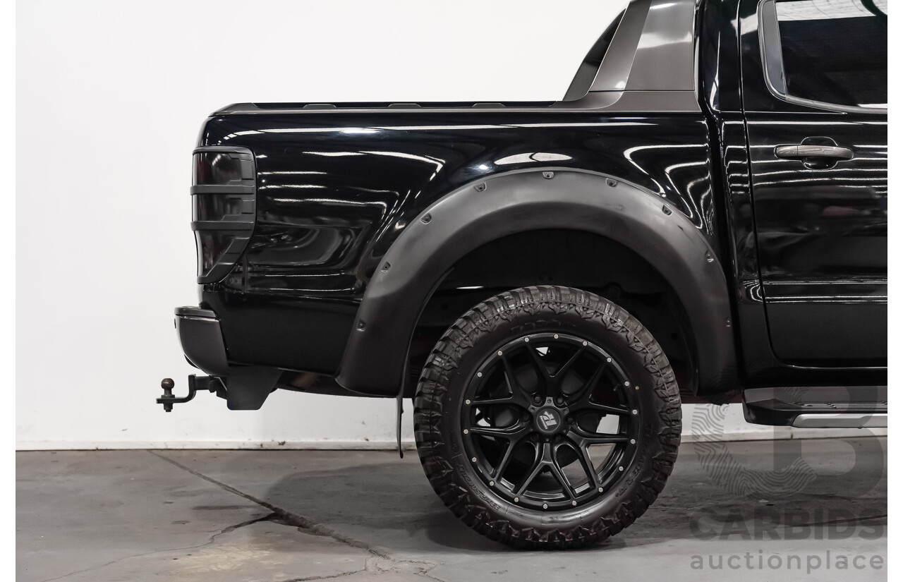 1/2018 Ford Ranger Wildtrak 3.2 (4x4) PX MKII Dual Cab P/Up Black Turbo Diesel 3.2L - Modified