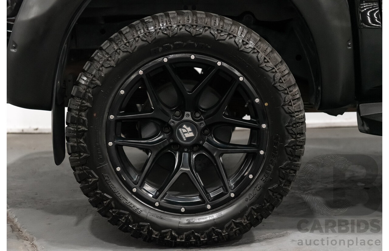 1/2018 Ford Ranger Wildtrak 3.2 (4x4) PX MKII Dual Cab P/Up Black Turbo Diesel 3.2L - Modified