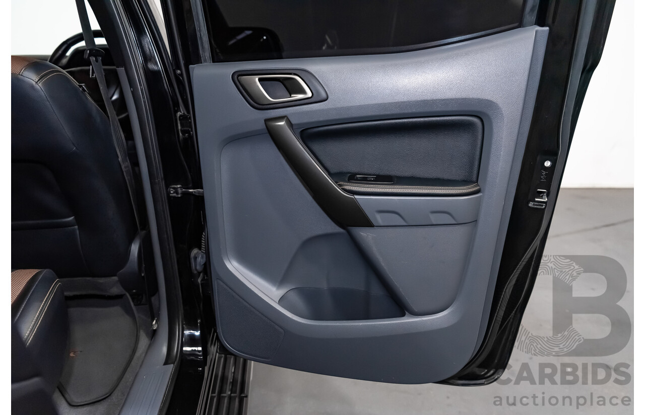 1/2018 Ford Ranger Wildtrak 3.2 (4x4) PX MKII Dual Cab P/Up Black Turbo Diesel 3.2L - Modified