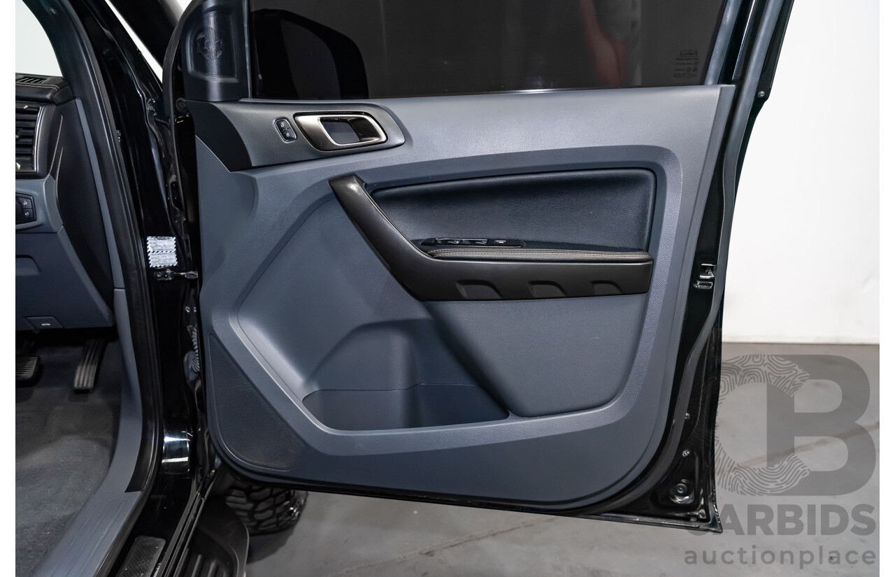 1/2018 Ford Ranger Wildtrak 3.2 (4x4) PX MKII Dual Cab P/Up Black Turbo Diesel 3.2L - Modified