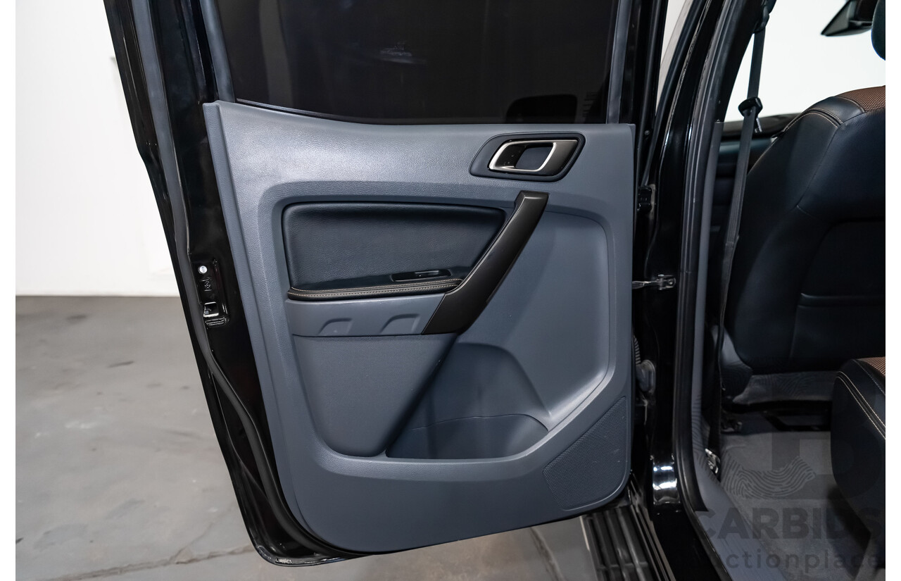 1/2018 Ford Ranger Wildtrak 3.2 (4x4) PX MKII Dual Cab P/Up Black Turbo Diesel 3.2L - Modified