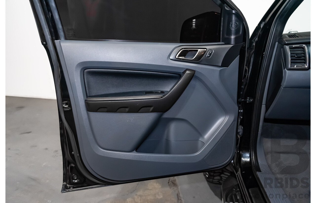 1/2018 Ford Ranger Wildtrak 3.2 (4x4) PX MKII Dual Cab P/Up Black Turbo Diesel 3.2L - Modified