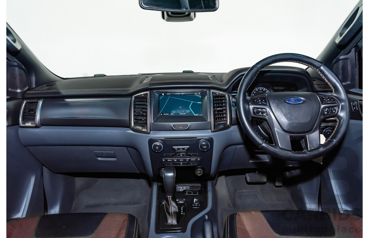 1/2018 Ford Ranger Wildtrak 3.2 (4x4) PX MKII Dual Cab P/Up Black Turbo Diesel 3.2L - Modified