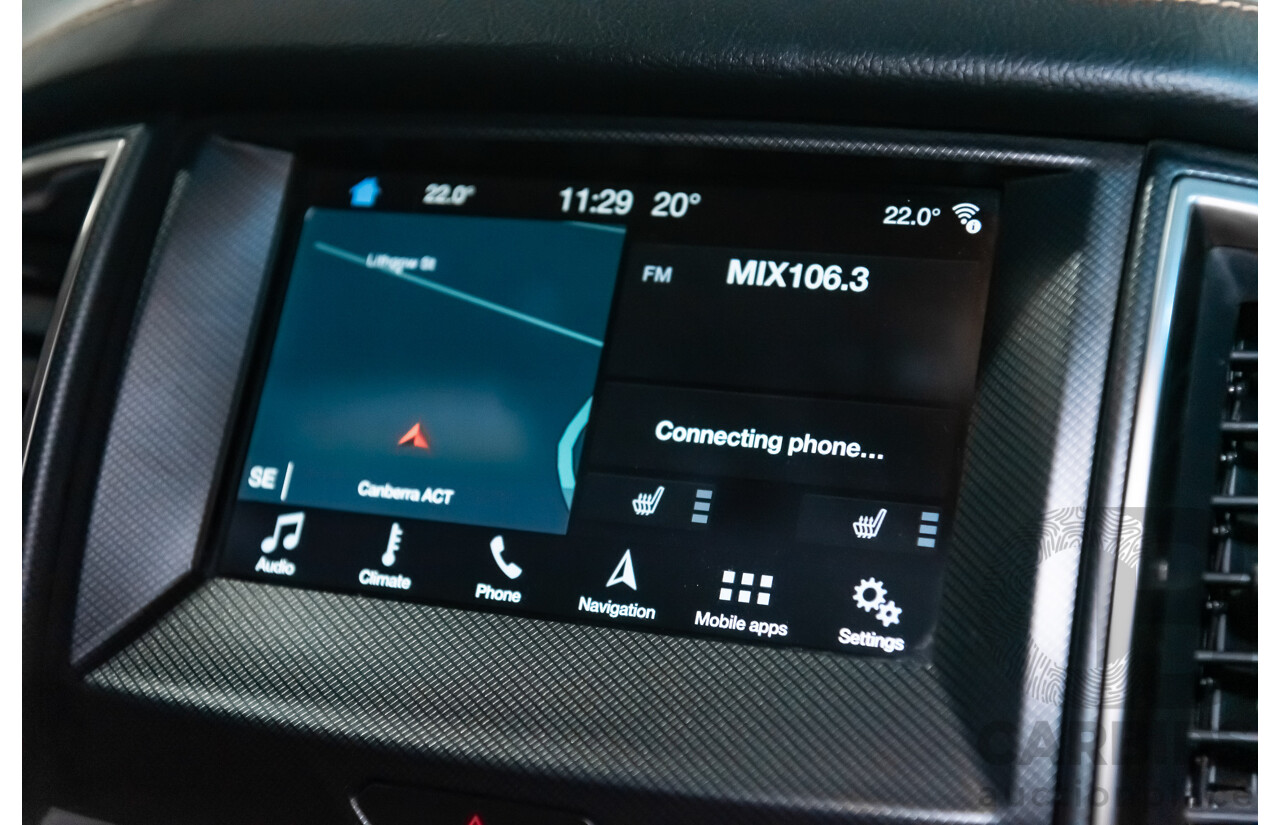 1/2018 Ford Ranger Wildtrak 3.2 (4x4) PX MKII Dual Cab P/Up Black Turbo Diesel 3.2L - Modified