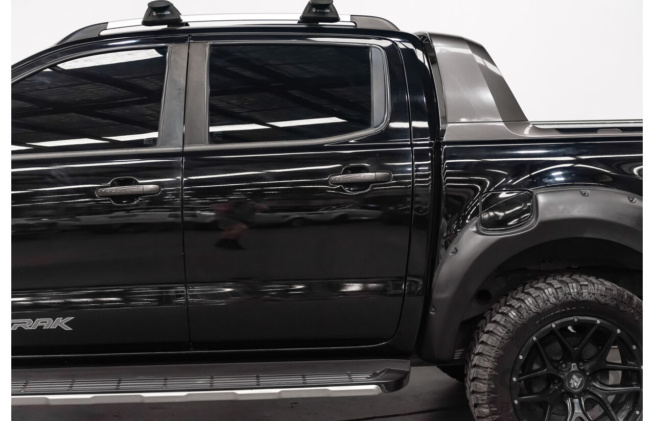 1/2018 Ford Ranger Wildtrak 3.2 (4x4) PX MKII Dual Cab P/Up Black Turbo Diesel 3.2L - Modified
