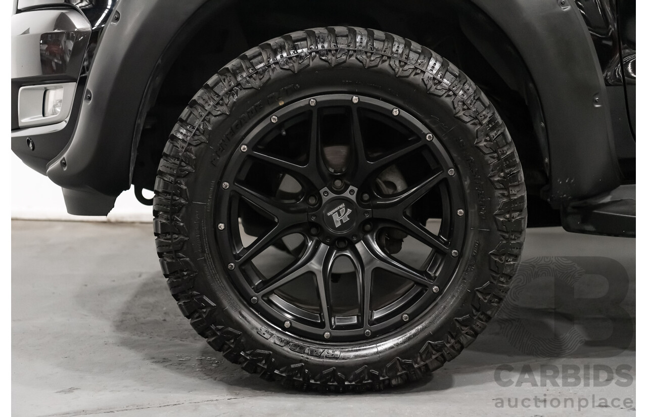 1/2018 Ford Ranger Wildtrak 3.2 (4x4) PX MKII Dual Cab P/Up Black Turbo Diesel 3.2L - Modified