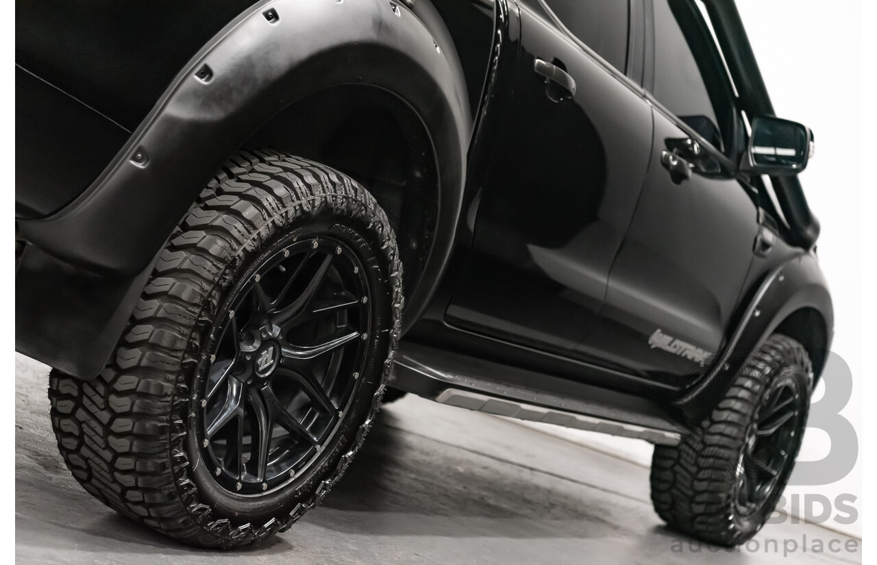 1/2018 Ford Ranger Wildtrak 3.2 (4x4) PX MKII Dual Cab P/Up Black Turbo Diesel 3.2L - Modified