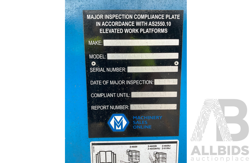 GENIE Z-51/30J RT Articulating Boom Lift