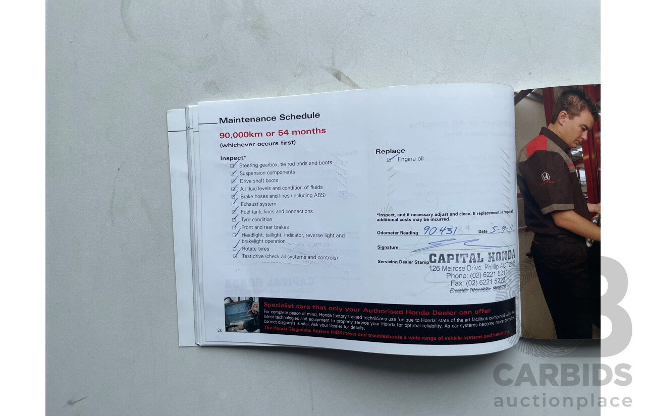 03/06 Honda Civic VTi-L FWD 40 4D Sedan Blue 1.8L