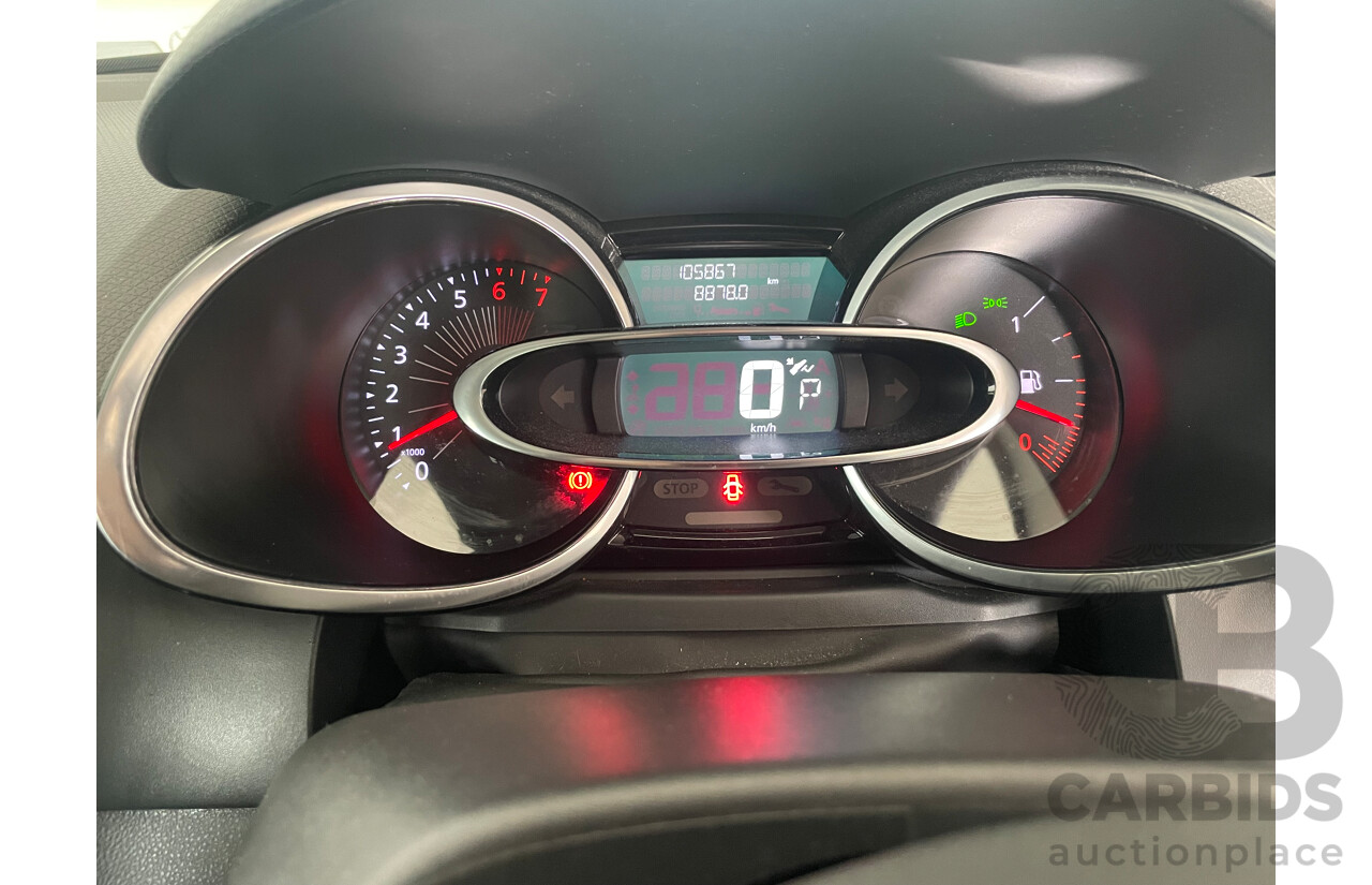 01/17 Renault Clio EXPRESSION FWD X98 5D Hatchback White 1.2L