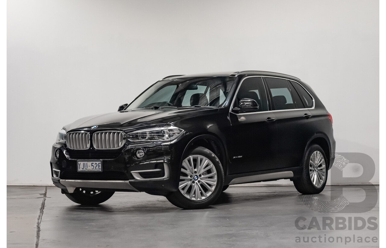 12/2013 BMW X5 Xdrive 30d (AWD) F15 4d Wagon Black Turbo Diesel 3.0L