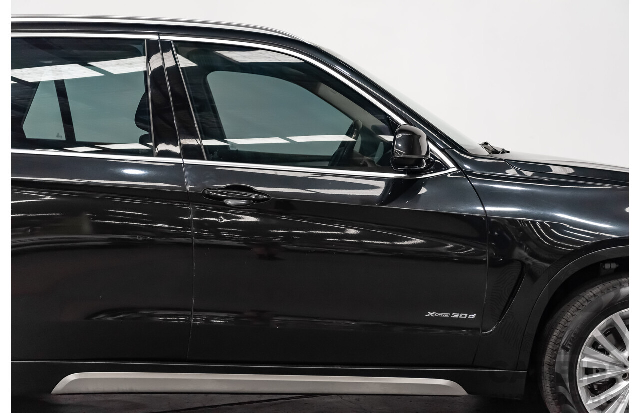 12/2013 BMW X5 Xdrive 30d (AWD) F15 4d Wagon Black Turbo Diesel 3.0L