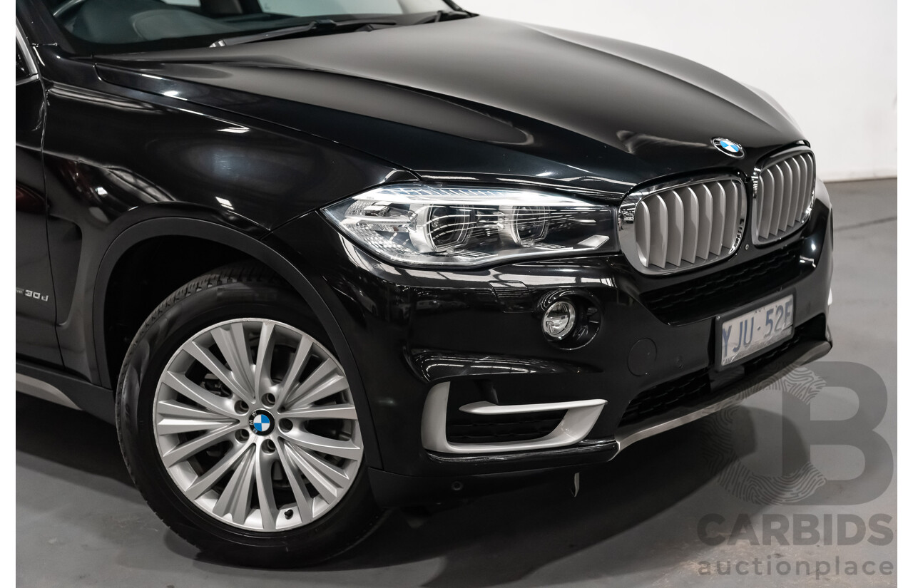 12/2013 BMW X5 Xdrive 30d (AWD) F15 4d Wagon Black Turbo Diesel 3.0L