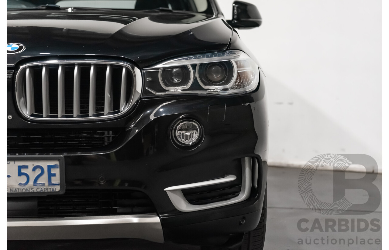 12/2013 BMW X5 Xdrive 30d (AWD) F15 4d Wagon Black Turbo Diesel 3.0L
