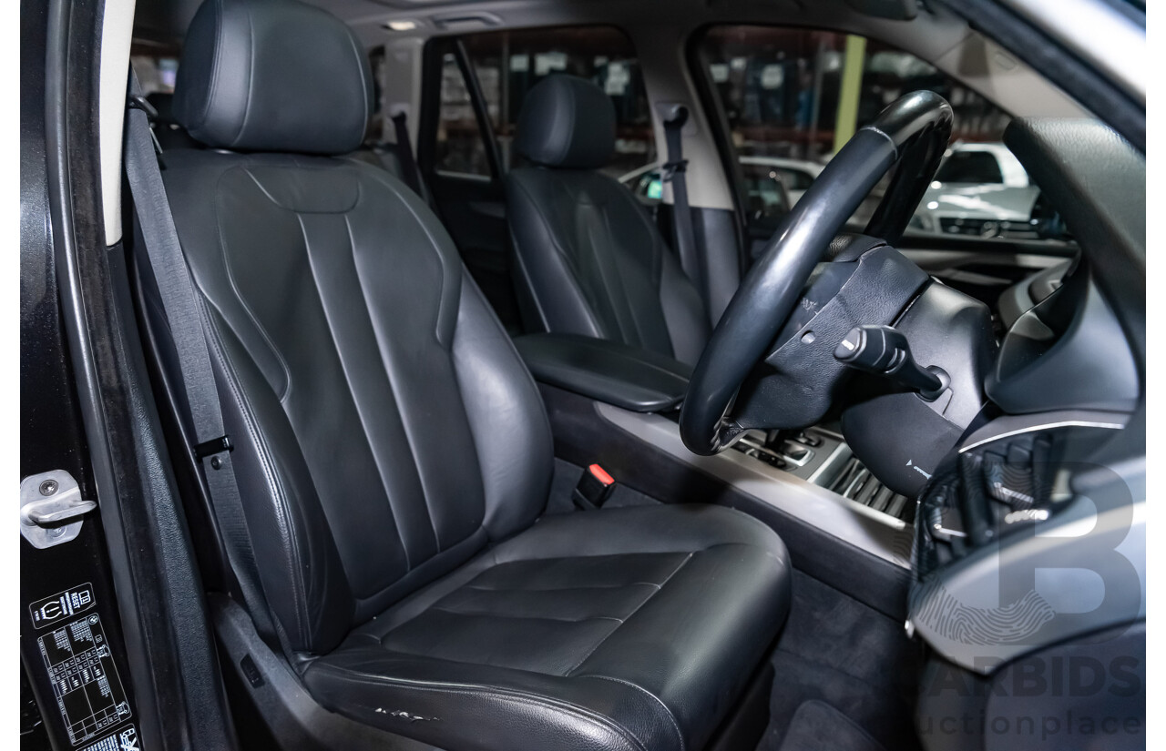 12/2013 BMW X5 Xdrive 30d (AWD) F15 4d Wagon Black Turbo Diesel 3.0L