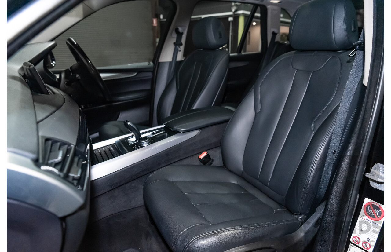 12/2013 BMW X5 Xdrive 30d (AWD) F15 4d Wagon Black Turbo Diesel 3.0L