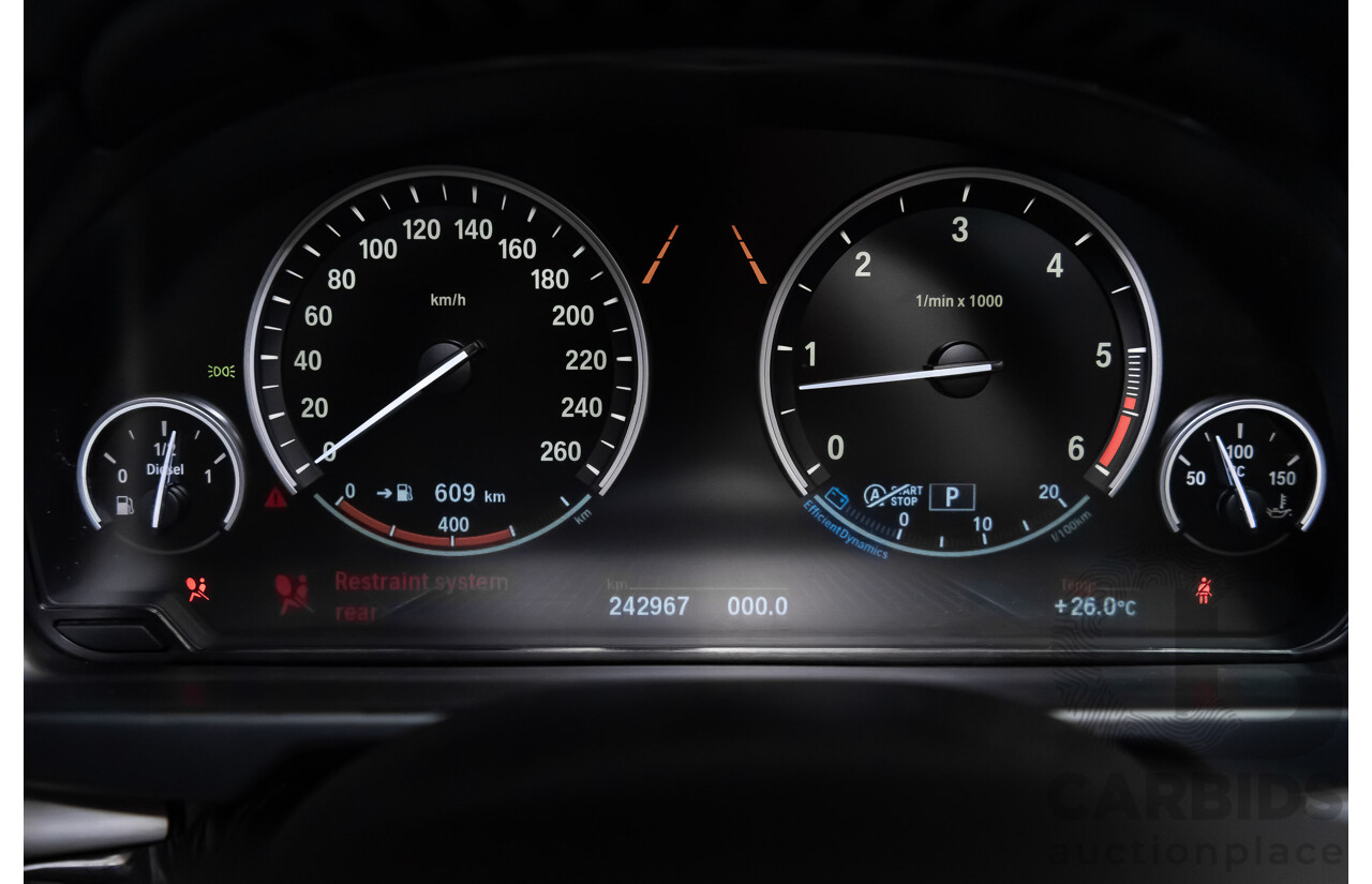 12/2013 BMW X5 Xdrive 30d (AWD) F15 4d Wagon Black Turbo Diesel 3.0L