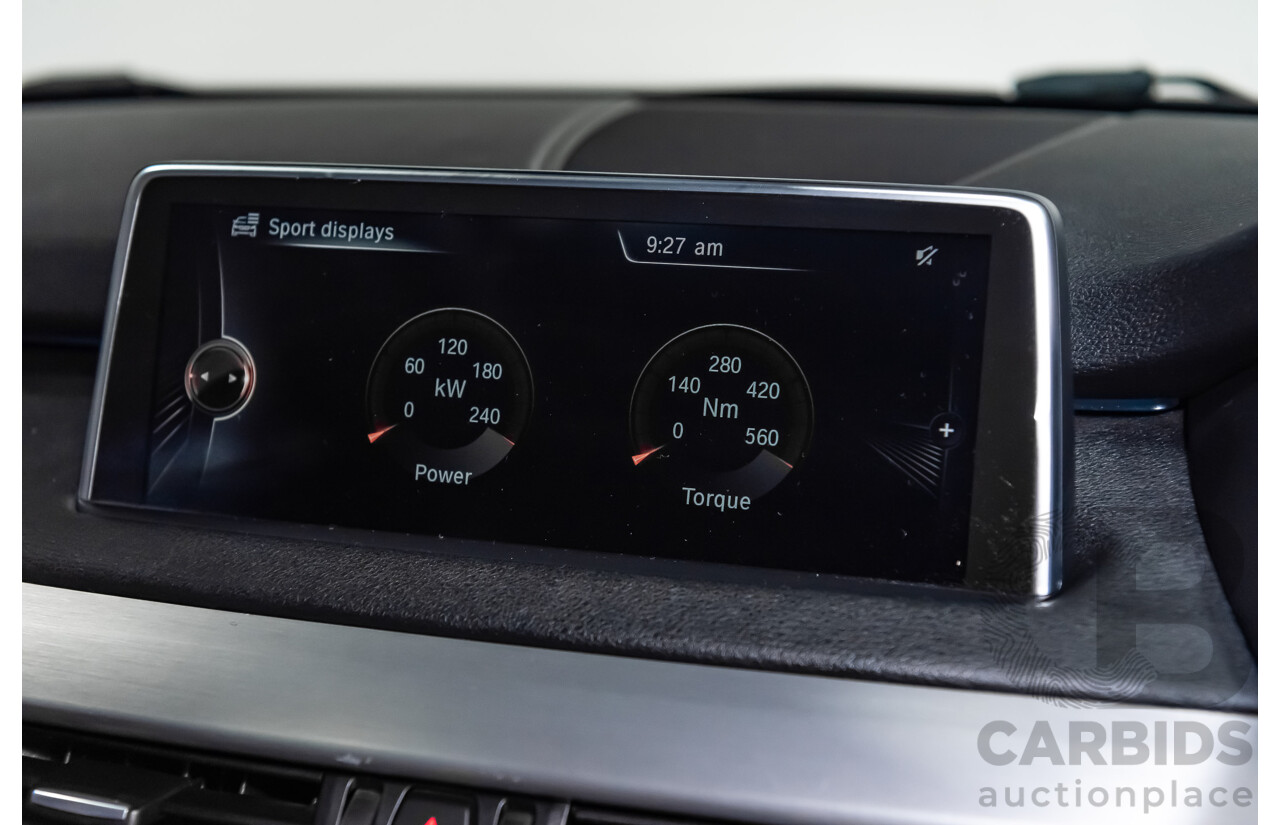 12/2013 BMW X5 Xdrive 30d (AWD) F15 4d Wagon Black Turbo Diesel 3.0L