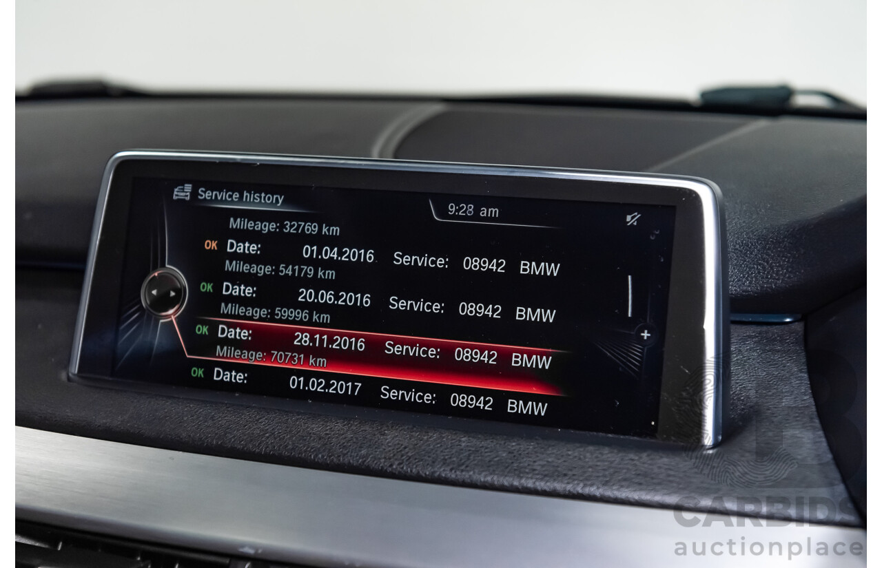 12/2013 BMW X5 Xdrive 30d (AWD) F15 4d Wagon Black Turbo Diesel 3.0L