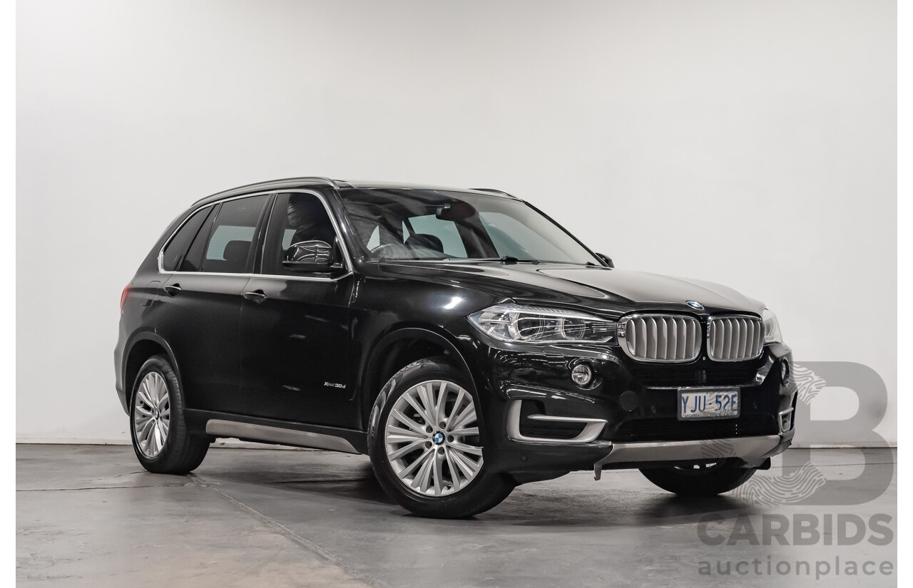 12/2013 BMW X5 Xdrive 30d (AWD) F15 4d Wagon Black Turbo Diesel 3.0L