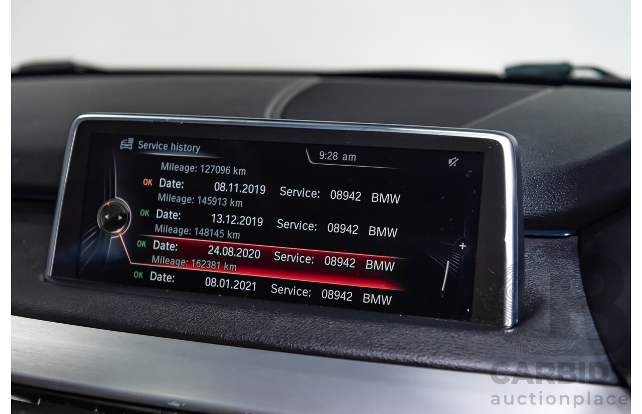 12/2013 BMW X5 Xdrive 30d (AWD) F15 4d Wagon Black Turbo Diesel 3.0L