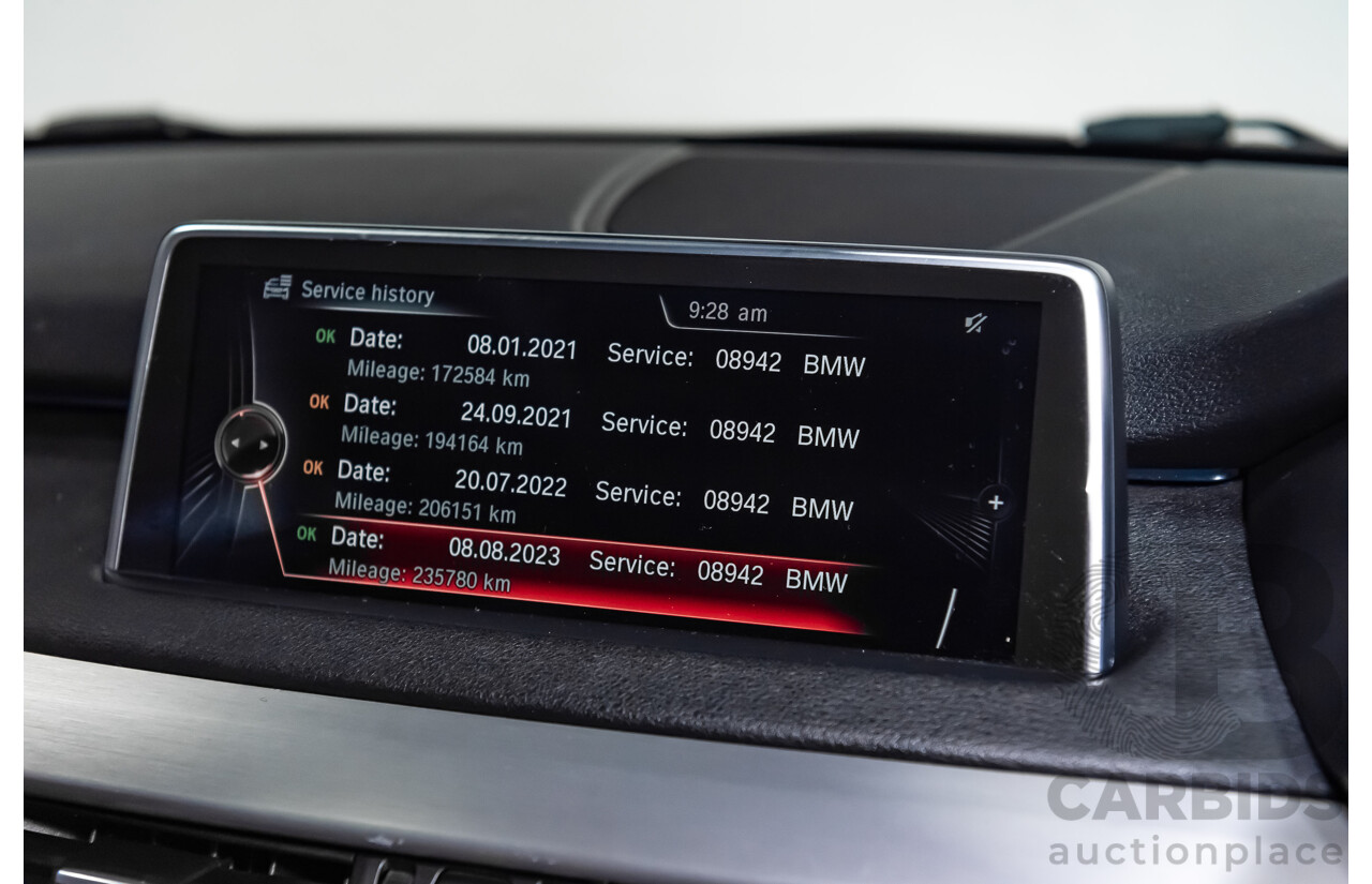 12/2013 BMW X5 Xdrive 30d (AWD) F15 4d Wagon Black Turbo Diesel 3.0L