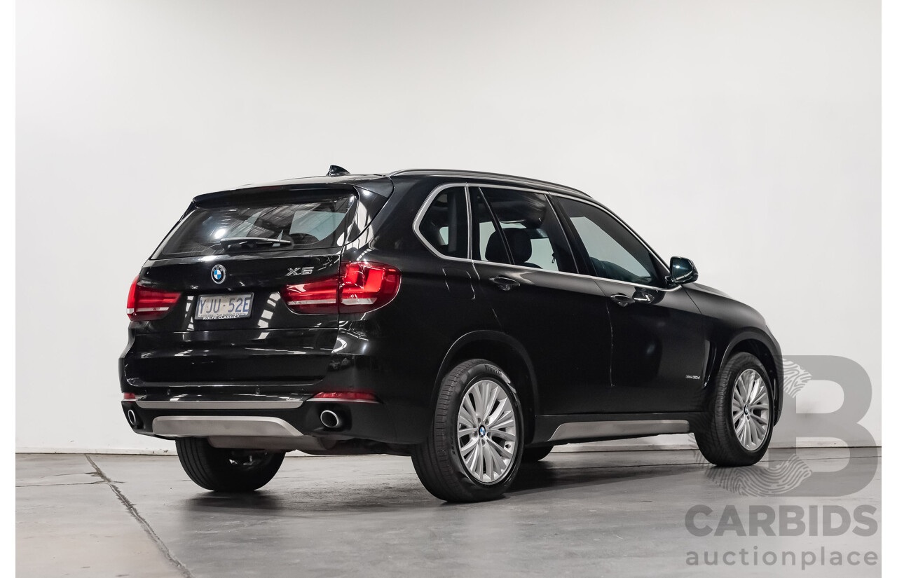 12/2013 BMW X5 Xdrive 30d (AWD) F15 4d Wagon Black Turbo Diesel 3.0L