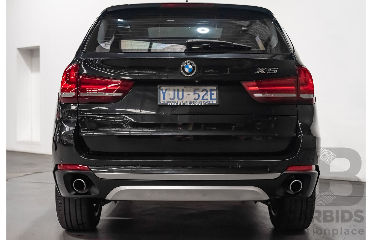 12/2013 BMW X5 Xdrive 30d (AWD) F15 4d Wagon Black Turbo Diesel 3.0L