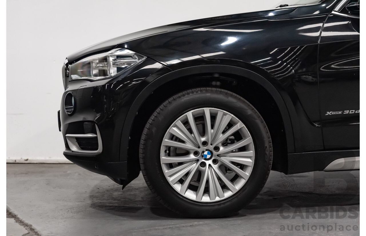 12/2013 BMW X5 Xdrive 30d (AWD) F15 4d Wagon Black Turbo Diesel 3.0L