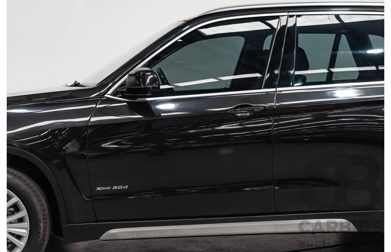 12/2013 BMW X5 Xdrive 30d (AWD) F15 4d Wagon Black Turbo Diesel 3.0L