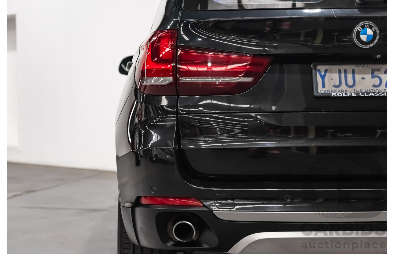 12/2013 BMW X5 Xdrive 30d (AWD) F15 4d Wagon Black Turbo Diesel 3.0L