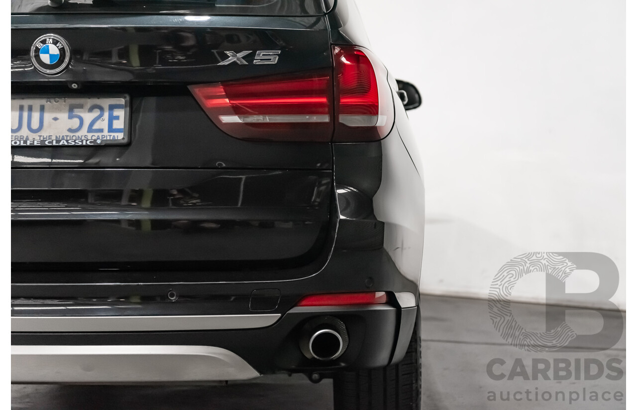 12/2013 BMW X5 Xdrive 30d (AWD) F15 4d Wagon Black Turbo Diesel 3.0L