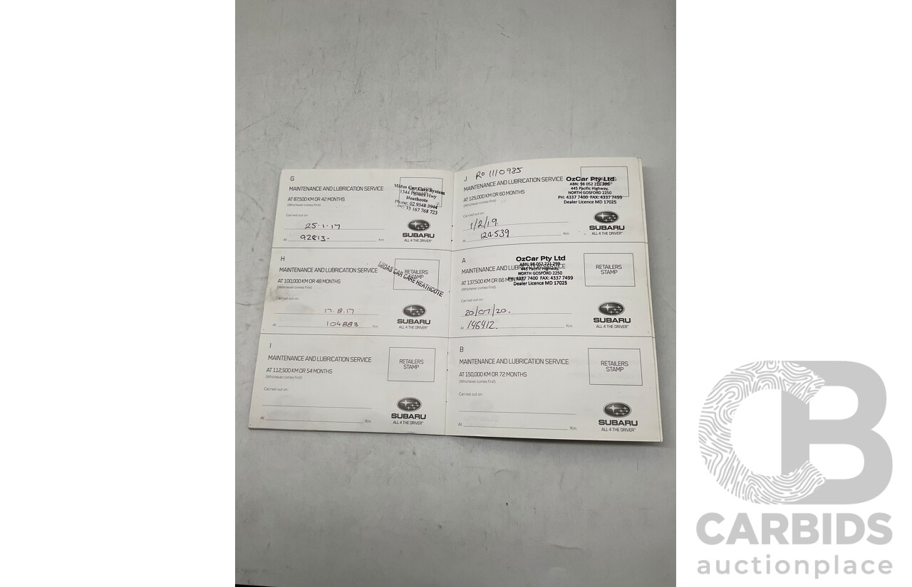 1/2013 Subaru Forester 2.0i-L MY13 4d Wagon Grey 2.0L