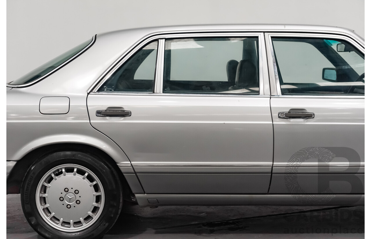 3/1989 Mercedes Benz 420 SEL W126 4d Sedan Silver V8 4.2L