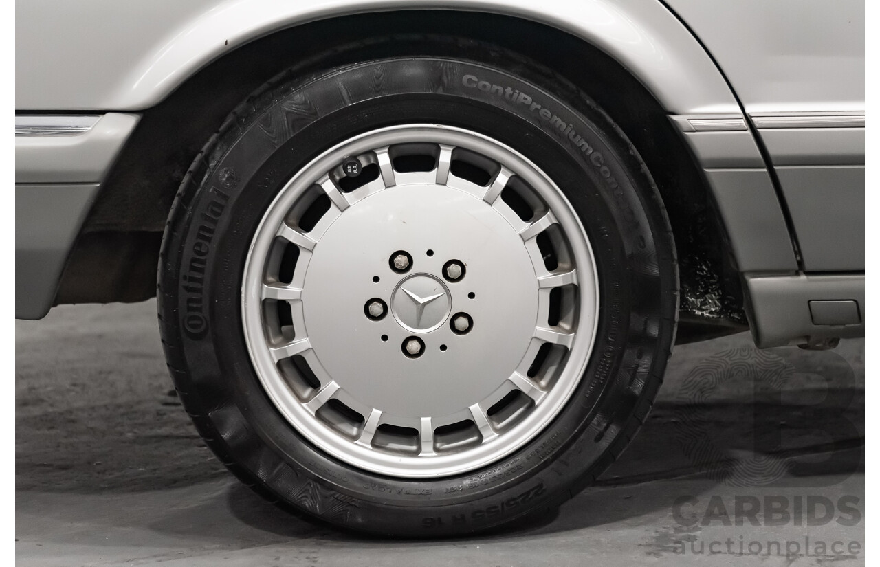 3/1989 Mercedes Benz 420 SEL W126 4d Sedan Silver V8 4.2L