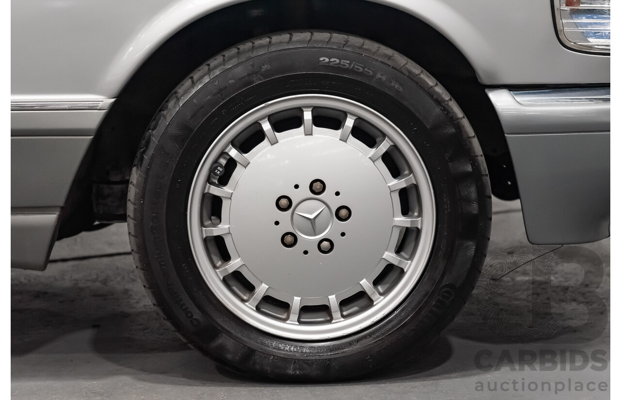 3/1989 Mercedes Benz 420 SEL W126 4d Sedan Silver V8 4.2L